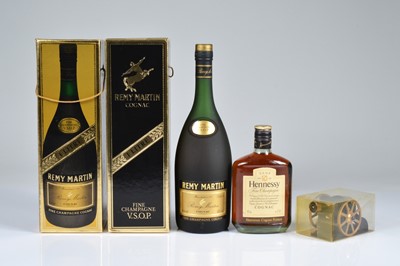 Lot 750 - Two 1ltr bottles of Remy Martin VSOP Champagne Cognac