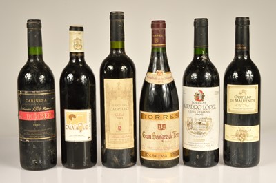 Lot 771 - A group of six bottles of red wine