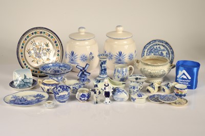 Lot 192 - A large collection of Blue and White ceramics