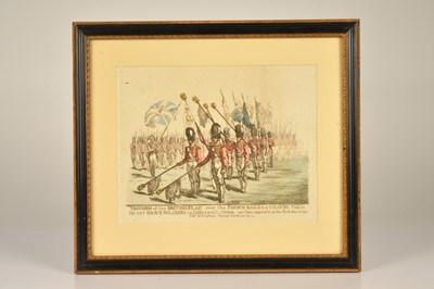 Lot 16 - Robert Dighton Sr (1752-1814) "Triumph of the British Flag over the French Eagles & Colours" 1811