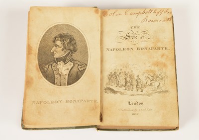 Lot 28 - A rare biography of Napoleon dating to of his exile to Elba in 1814 with interesting provenance