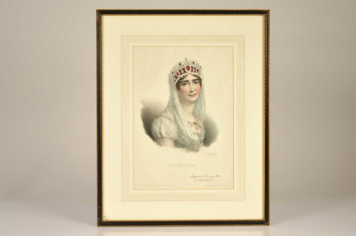 Lot 30 - A portrait print of Joséphine de Beauharnais Empress of the French