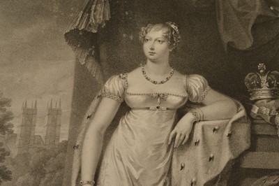 Lot 38 - Portrait of "Her Royal Highness Princess Charlotte of Wales" [1796–1817] after Charlotte Jones (1768-1847)
