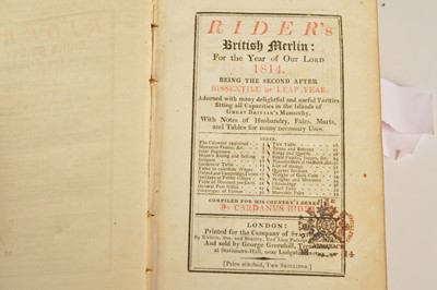 Lot 41 - Comprehensive Regency reference book "The Royal Kalendar for the Year 1814" etc