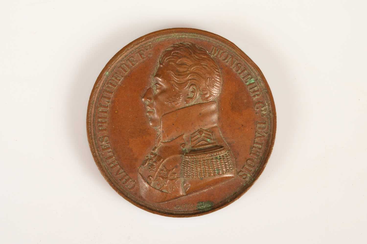 Lot 44 - French Bronze Medal for the Entrance of Charles-Philippe Count D'Artois (future Charles X) into Paris 12 April 1814