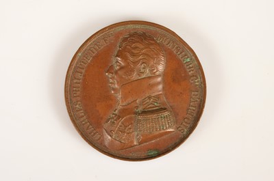 Lot 44 - French Bronze Medal for the Entrance of Charles-Philippe Count D'Artois (future Charles X) into Paris 12 April 1814