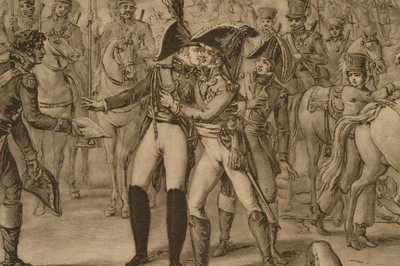 Lot 48 - "Capitulation de Paris" (Surrender of Paris 30 March 1814) after Claude-Louis Desrais (1746-1816)