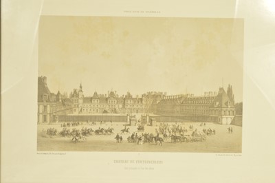 Lot 55 - Engravings of "Abdication de Napoleon" "Fontainebleau" Exile to Elba etc (3)