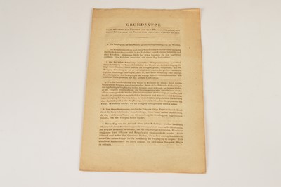 Lot 57 - Printed orders from Field Marshal Barclay de Tolly (1761-1818) for Russian troops in Paris April 1814