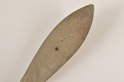 Lot 63 - A German silver spoon cast "FRIEDE / D 30 MAI / 1814" commemorating the Peace of Paris