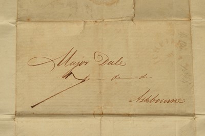 Lot 77 - Regency philatelic manuscript "Entire" letter dated May 3 1814 with a child describing "Peace" illuminations