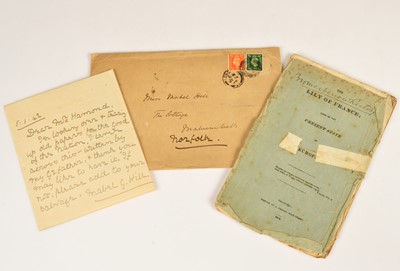 Lot 78 - Private Press printing of an 1814 Peace poem "The Lily of France: Lines on the Present State of Europe"