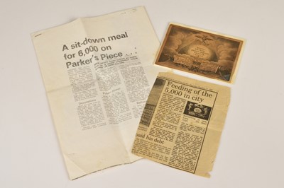 Lot 83 - A scarce ticket to the Cambridge 'Peace' banquet on Parker's Piece July 12 1814