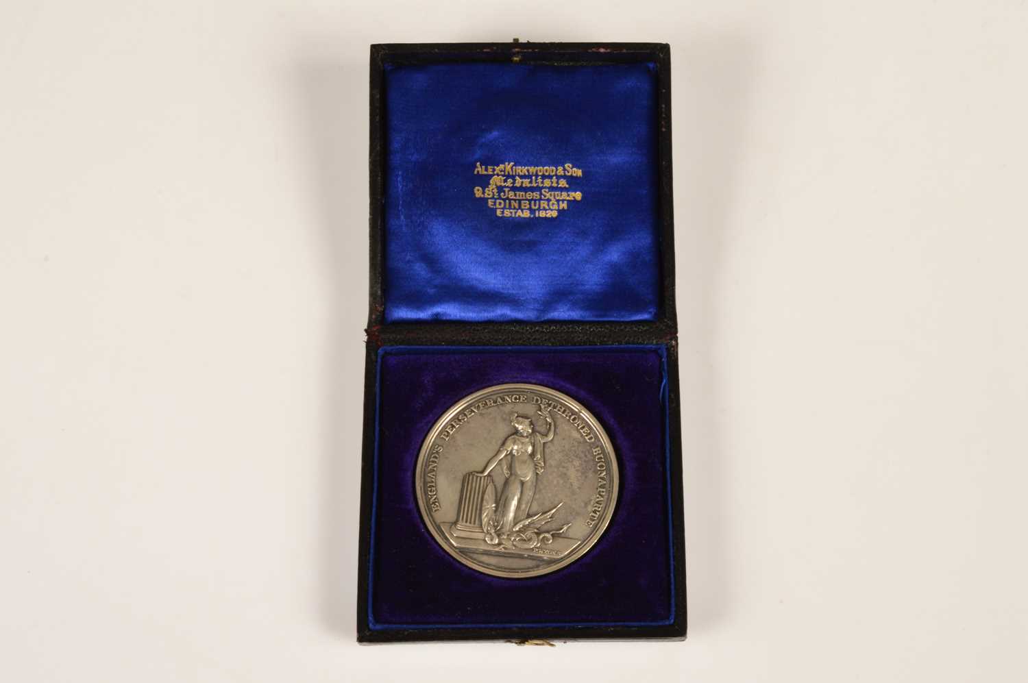 Lot 89 - Regency military medal by Peter Wyon (1767–1822) "Bethnal Green Volunteer Infantry" disembodied 1814