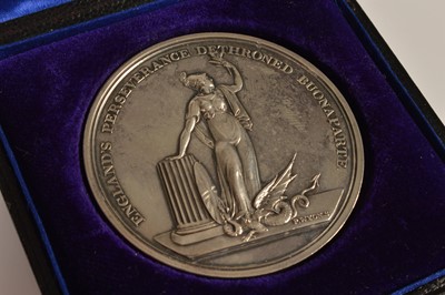 Lot 89 - Regency military medal by Peter Wyon (1767–1822) "Bethnal Green Volunteer Infantry" disembodied 1814