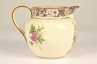 Lot 95 - An 1814 Bristol Pottery "Peace of Paris" commemorative jug