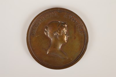 Lot 108 - Princess Charlotte Augusta of Wales (1796-1817) "SPES PUBLICA" Eighteenth Birthday Medal 1814