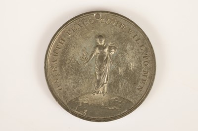 Lot 115 - John Gregory Hancock "Peace of Paris" Medal