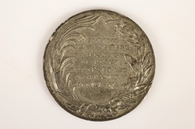Lot 116 - John Gregory Hancock (?) 1814 "Peace Proclaimed" "General Thanksgiving" Medal