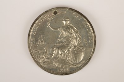 Lot 120 - Peace of Paris "We Acknowledge Thy Bounty" Medal 1814