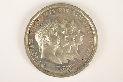 Lot 132 - The Allied Sovereigns 1814 Treaty of Paris Commemorative Medal