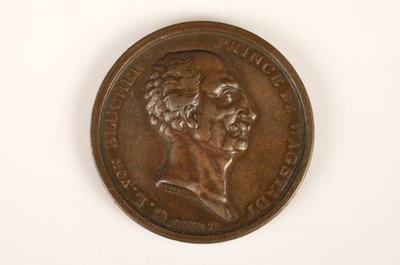 Lot 141 - Medal venerating Field Marshal Blücher 1814