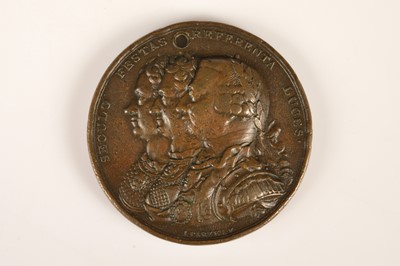 Lot 142 - Irish Medal for Centenary of Hanoverian Dynasty & Glorious Peace of 1814