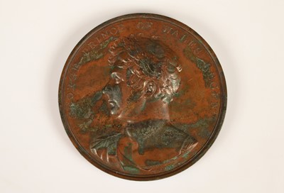 Lot 148 - A large commemorative medal by Rundell, Bridge & Rundell for "Jubilee in Honour of the Peace 1 Aug. 1814"