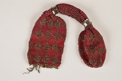 Lot 158 - Regency Pugilism - A 'purse' presented to "Gentleman" John Jackson (1769-1845) for boxing before the Tsar Alexander of Russia etc in 1814