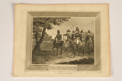 Lot 166 - "The Prince Regent & The Allied Sovereigns Reviewing the Troops in Hyde Park"