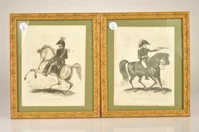 Lot 167 - A Pair of Framed Prints "Marshall Blucher" and "The Duke of Wellington"