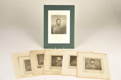 Lot 169 - A group of portrait engravings of British Napoleonic Generals etc
