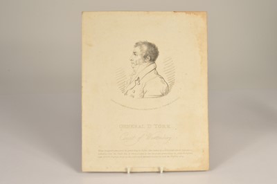 Lot 174 - Scarce stipple engraving of Prussian General David von Yorck Count of Wartenburg (1759-1830)
