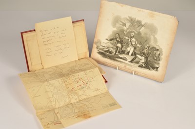 Lot 181 - A published "Narrative Of The Most Remarkable Events Which Occurred In And Near Leipzig" signed by Rudolph Ackermann himself