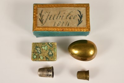 Lot 221 - A charming souvenir box from the 1814 Hyde Park Peace Fair