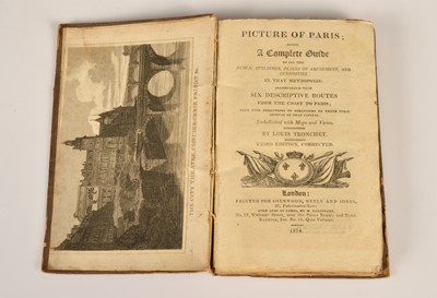 Lot 225 - "Picture of Paris" an 1814 Travel Guide to the French capital by Louis Tronchet