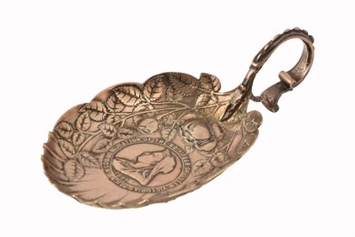 Lot 262 - A Victorian Silver Commemorative Berry Spoon by Elkington & Co Ltd