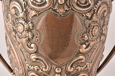 Lot 276 - A large Victorian Silver Trophy for The Wakefield Diamond Jubilee Hospital Newark