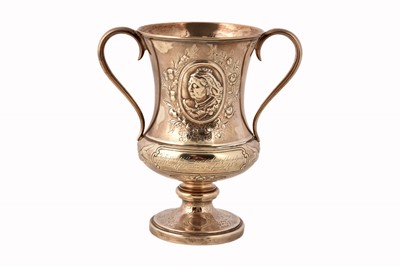 Lot 278 - A Victorian Silver Diamond Jubilee Twin Handled Cup by Horace Woodward & Co Ltd