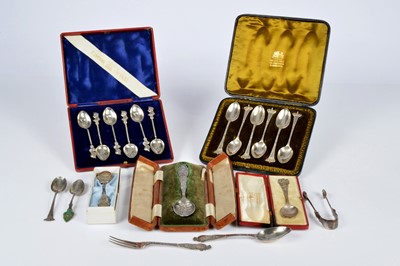 Lot 287 - A collection of 19th Century Silver items