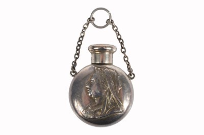 Lot 288 - A Silver Queen Victoria Scent bottle