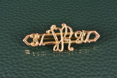 Lot 304 - A Victorian 9ct Gold Queen Victoria Diamond Jubilee Pin Brooch
