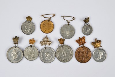Lot 310 - A group of ten Queen Victoria Diamond Jubilee Commemorative Medallions with hangers