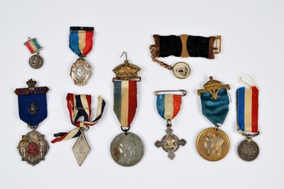 Lot 316 - Two Silver Hallmarked Queen Victoria Diamond Jubilee Medals