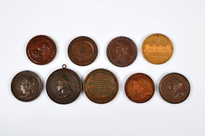 Lot 321 - A small group of medium sized Queen Victoria Diamond Jubilee Commemorative medals