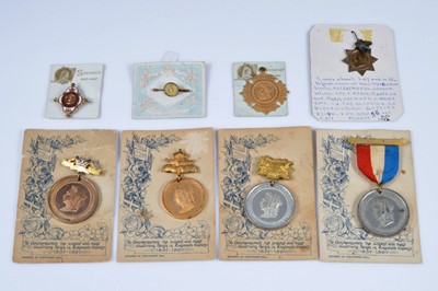 Lot 323 - A collection of eight commemorative medals for Queen Victoria Diamond Jubilee