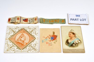 Lot 324 - A large selection of Queen Victoria Diamond Jubilee greeting ephemera