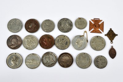 Lot 332 - A group of twenty Queen Victoria Diamond Jubilee Commemorative united Kingdom town medallions