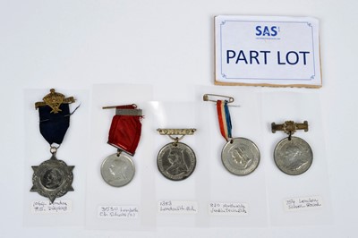 Lot 341 - A selection of twelve Queen Victoria Dimond Jubilee ribboned Medallions related to education