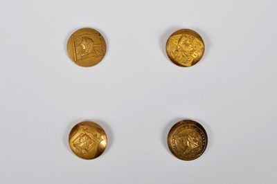 Lot 346 - A collection of Queen Victoria Diamond Jubilee buttons with provenance